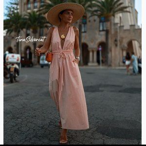 BLOGGER'S FAVE! Zara Nylon Midi Dress NWT